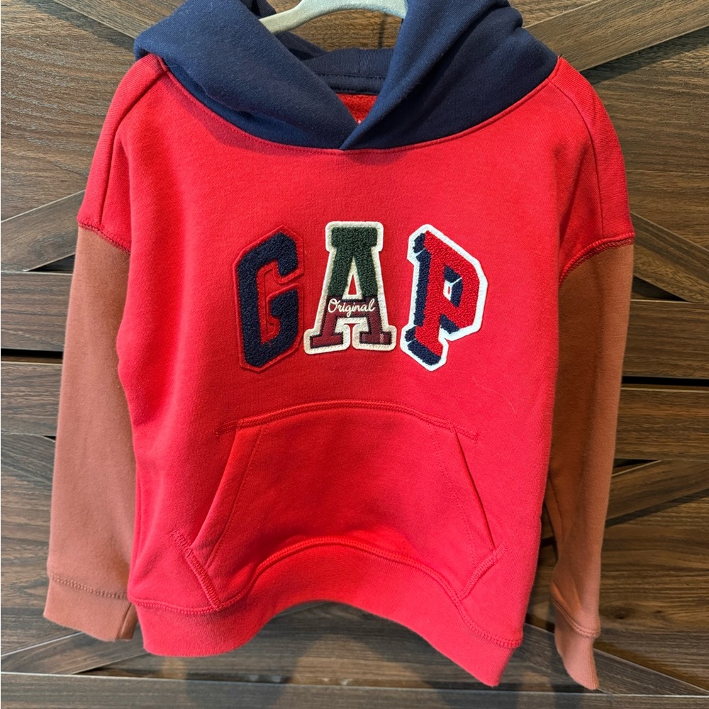 GAP Kids Red and Blue Hoodie